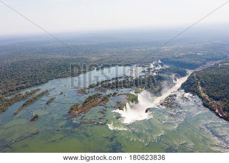 Iguazu Falls Helicopter View, Argentina