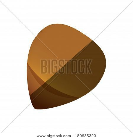 Guitar pick isolated icon vector illustration graphic design