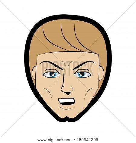 cartoon man comic imagen vector illustration eps 10