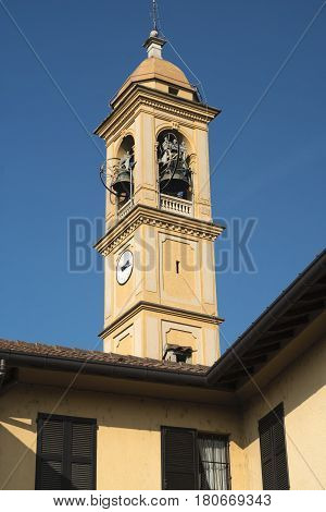 Costa Lambro (Monza Brianza Lombardy Italy): exterior of the historic San Martino church