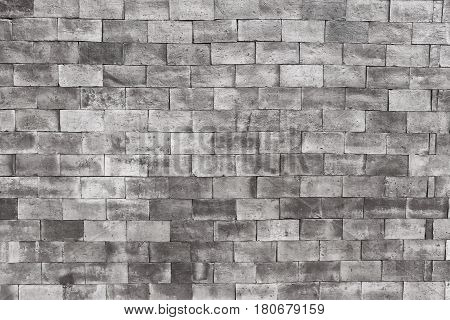 White brick wall in decoration architecture for the design background.