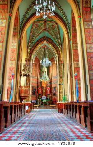 Kyrka interiör