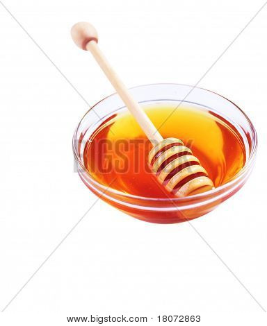 Honey in a bowl