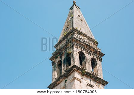 St. Nicholas Church, Old Town Perast in Montenegro
