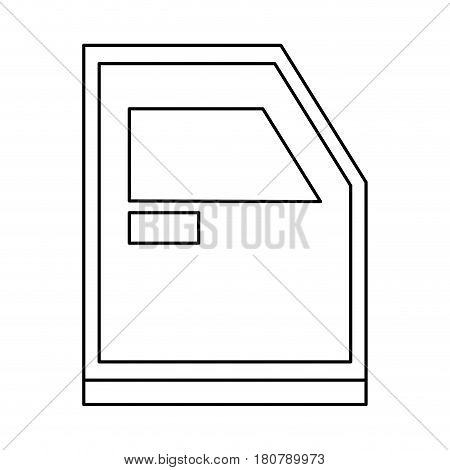 bunker truck door icon vector illustration design