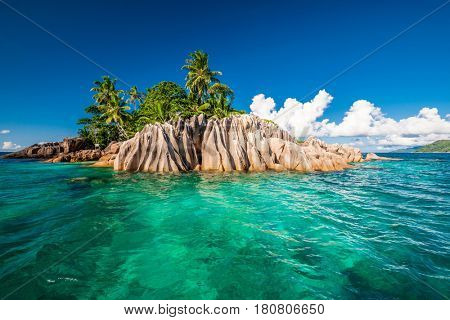 Beautiful St. Pierre Island at Seychelles