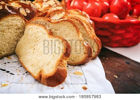 Easter Bread On A Table