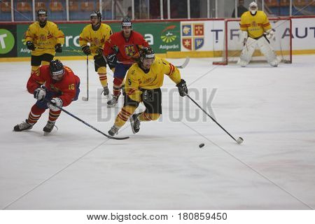 2017 Iihf Ice Hockey World Championship - Romania Vs Spain