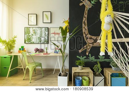 Room For Children With Hammock