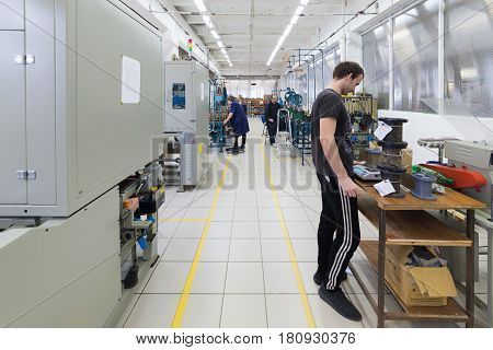Modern Shop For The Production Of Cable Braiding