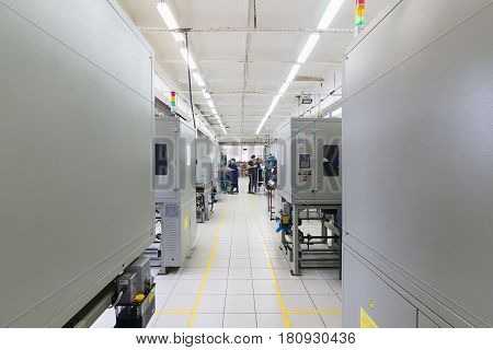 Modern Shop For The Production Of Cable Braiding