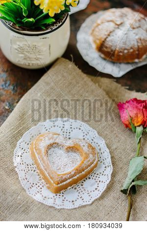 Vegetarian Coockie In Form Of Heart