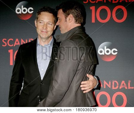 LOS ANGELES - APR 8:  George Newbern, Scott Foley at the 