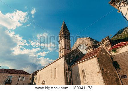 St. Nicholas Church, Old Town Perast in Montenegro