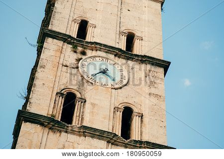 St. Nicholas Church, Old Town Perast in Montenegro