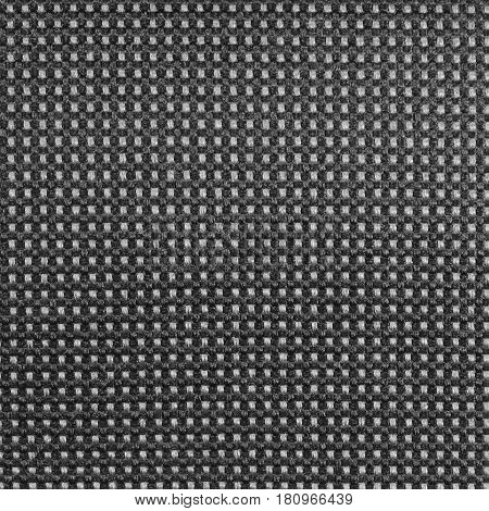 Grey nylon textile texture macro closeup gray horizontal pattern detail textured salt and pepper style black and white melange synthetic fabric detailed background
