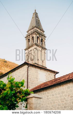 St. Nicholas Church, Old Town Perast in Montenegro