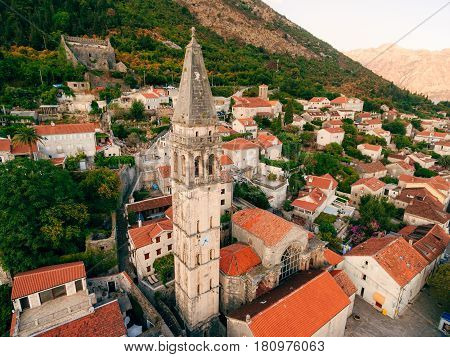 St. Nicholas Church, Old Town Perast in Montenegro