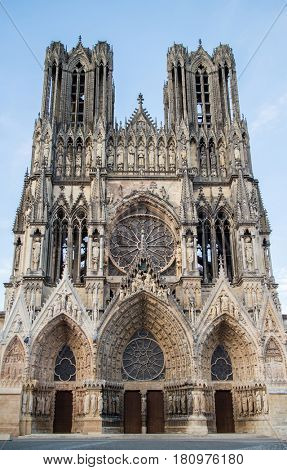 Cathedral Notre Dame in Reims, France