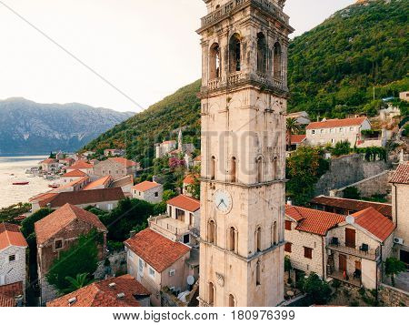 St. Nicholas Church, Old Town Perast in Montenegro