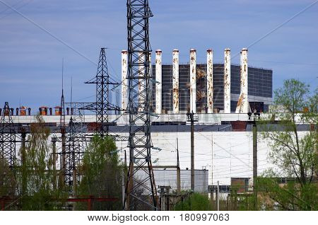 The nuclear power plant in Chernobyl, Ukraine