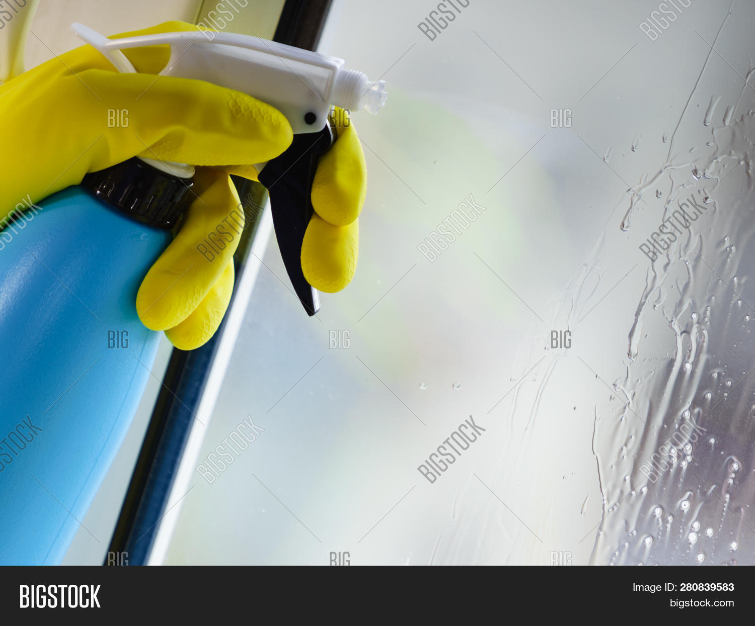 Person Spraying Window Image & Photo (Free Trial) Bigstock