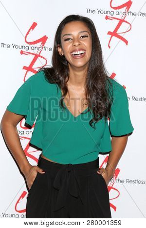 LOS ANGELES - JAN 17:  Alice Hunter at the Young and the Restless Celebrates 30 Years at #1 at the CBS Television CIty on January 17, 2019 in Los Angeles, CA