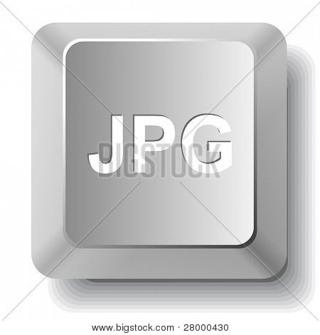 Tasto computer jpg. Vector.
