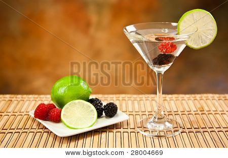 ส้ม และ Berries ค็อกเทล