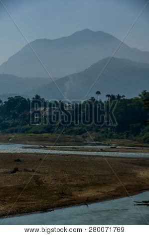 Lake In Mountains, Beautiful Photo Digital Picture