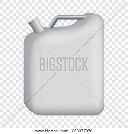 Blank Jerrycan Mockup. Realistic Illustration Of Blank Jerrycan Mockup For Web