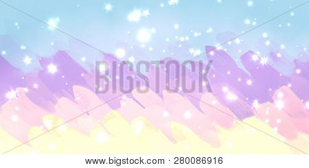 Colorful Brush Strocke Background Abstract Texture Splash Stain
