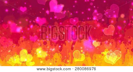 Colorful Brush Strocke Background Abstract Texture Splash Stain