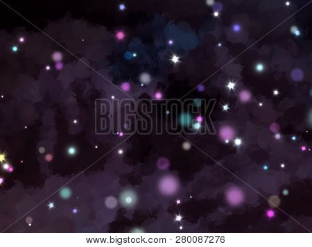 Violet Brush Strocke Background Abstract Dark Texture