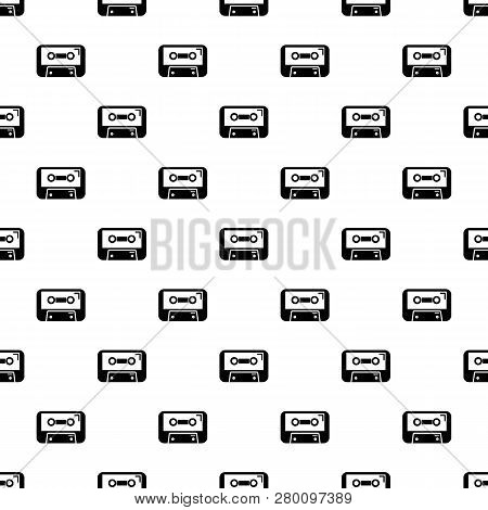 Cassete Tape Pattern Seamless Repeating For Any Web Design