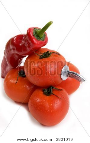 Source Of Hot Tomato Juice