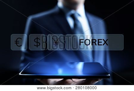 Forex Trading Currency Exchange Rate Internet Investment Business Concept.