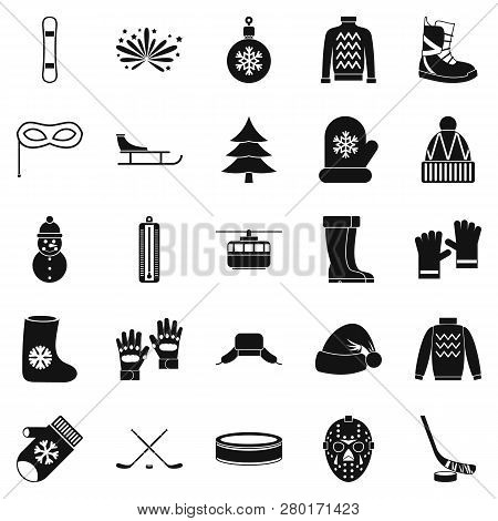 Things From Canada Icons Set. Simple Set Of 25 Things From Canada Icons For Web Isolated On White Ba