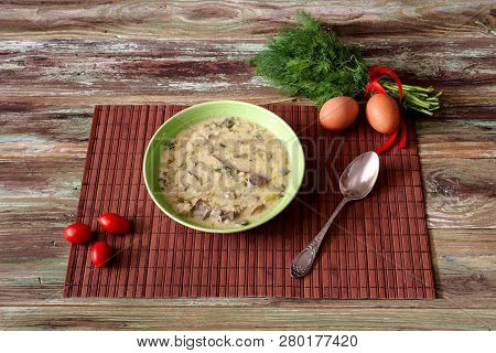The Easter Composition. National Greek Soup 