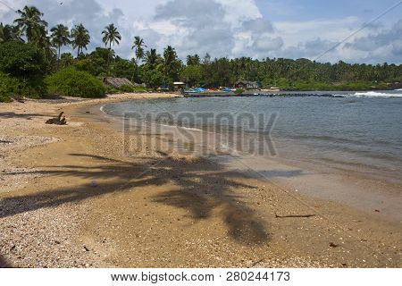 Paradise At A Tropical Beach Palolem, Goa, India