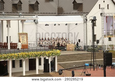 24.09.2018. Aglona, Latvia. His Holiness Pope Francis Visit Latvia