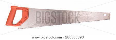 Hand Saw Isolated On A White Background