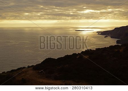 The Slieve League Cliffs In The West Of The Irish County Donegal On The Atlantic Ocean Are With 601 