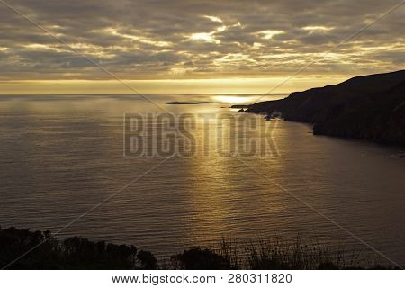 The Slieve League Cliffs In The West Of The Irish County Donegal On The Atlantic Ocean Are With 601 