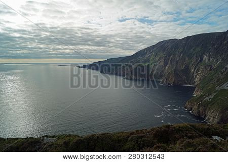 The Slieve League Cliffs In The West Of The Irish County Donegal On The Atlantic Ocean Are With 601 