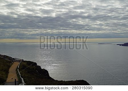 The Slieve League Cliffs In The West Of The Irish County Donegal On The Atlantic Ocean Are With 601 