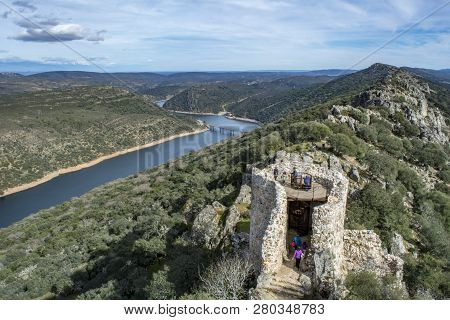 View From Castle Of Monfrague, Spain
