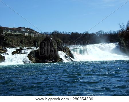 The Rhine Falls Or Rheinfall Waterfall, Neuhausen Am Rheinfall - Canton Of Schaffhausen, Switzerland