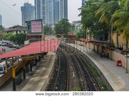 Railway Station In Colombo, Sri Lanka