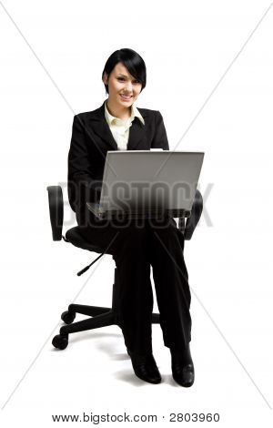 工作的女商人